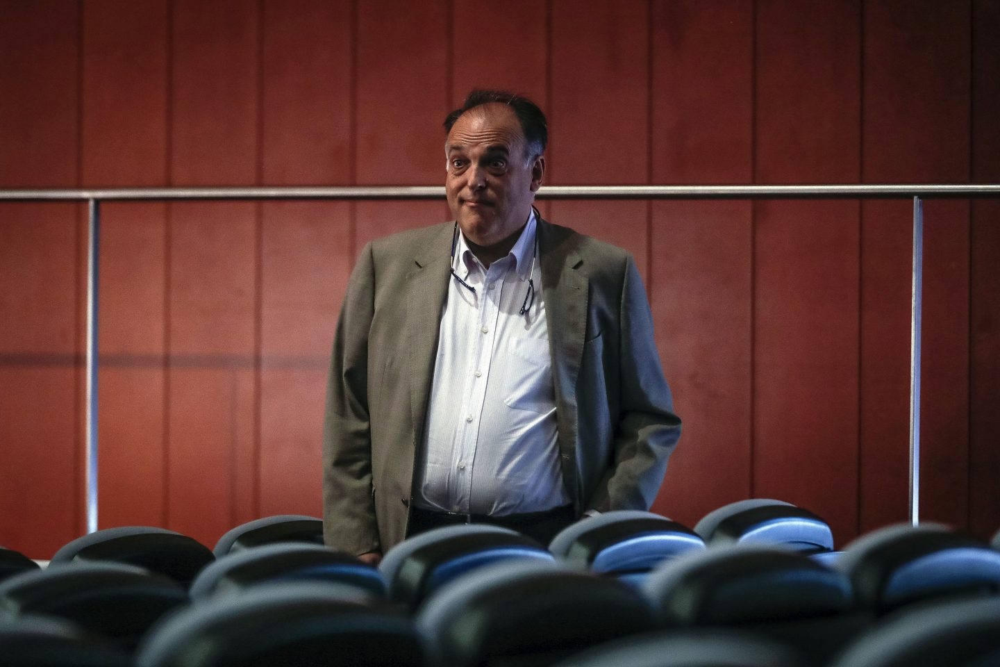 El presidente de la Liga de Fútbol, Javier Tebas.