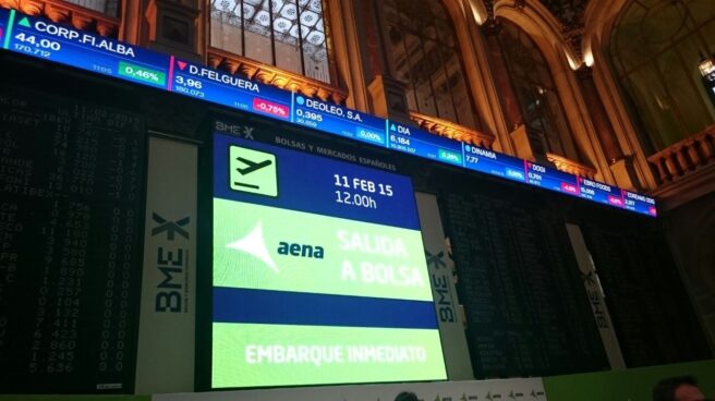 Aena pagará al Estado más de 1.600 millones de euros en dividendos en tres años