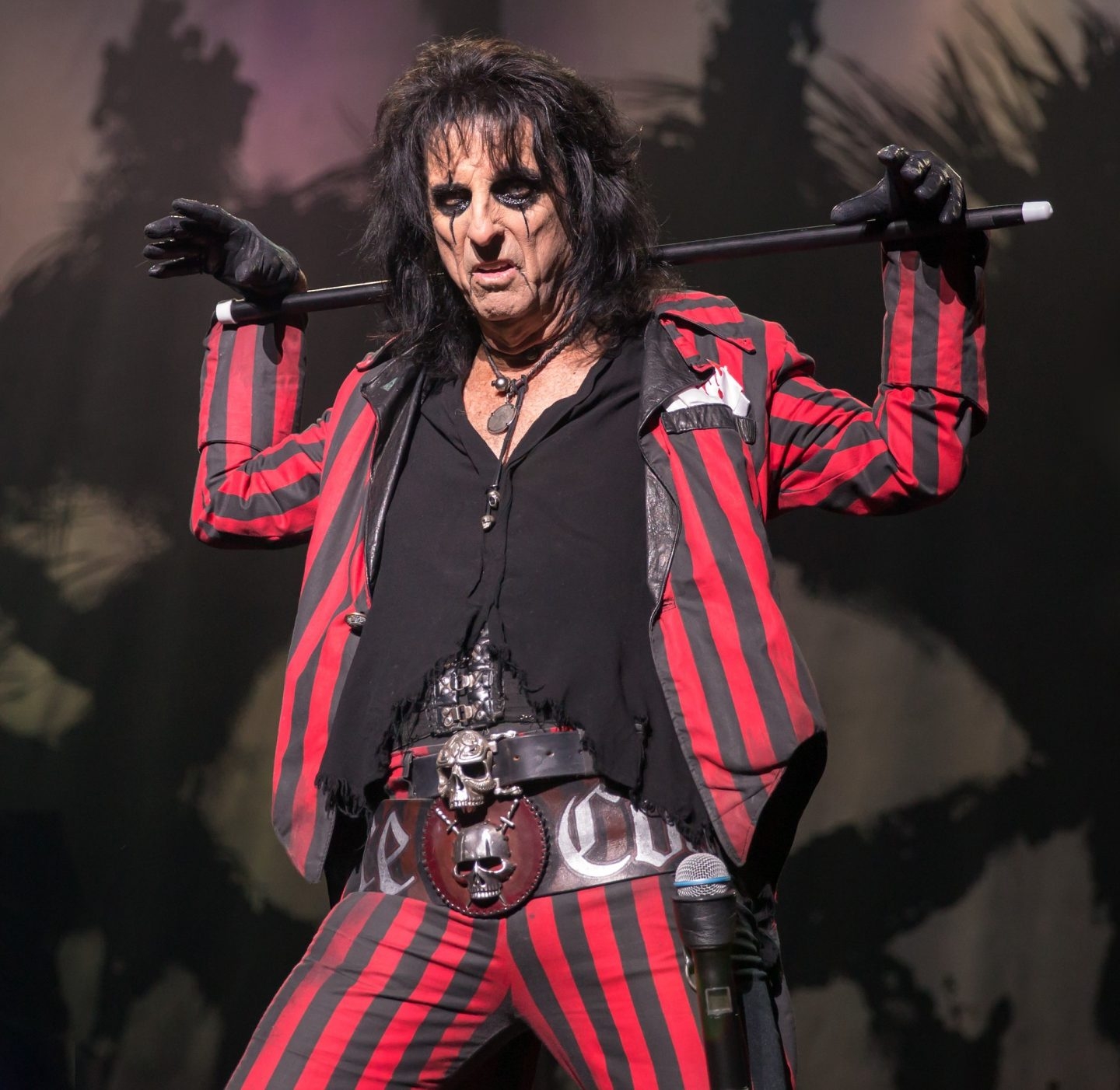 Alice Cooper en un concierto.