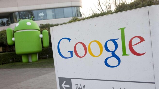 Android Sede de Google, con el logo de Android.