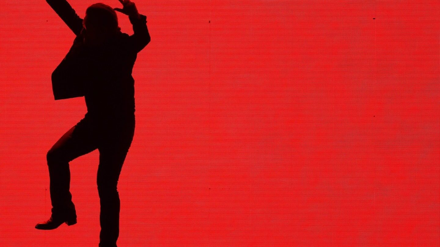 Bono, en el concierto de U2 en Barcelona.