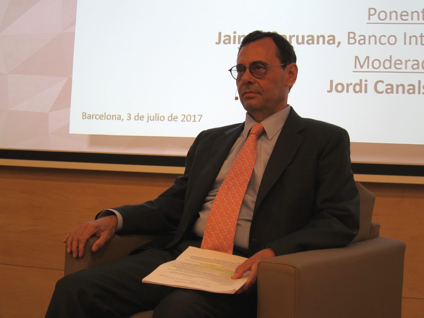 El ex gobernador del Banco de España, Jaime Caruana.