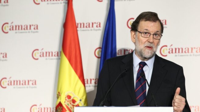 Mariano Rajoy, en la Cámara de Comercio.