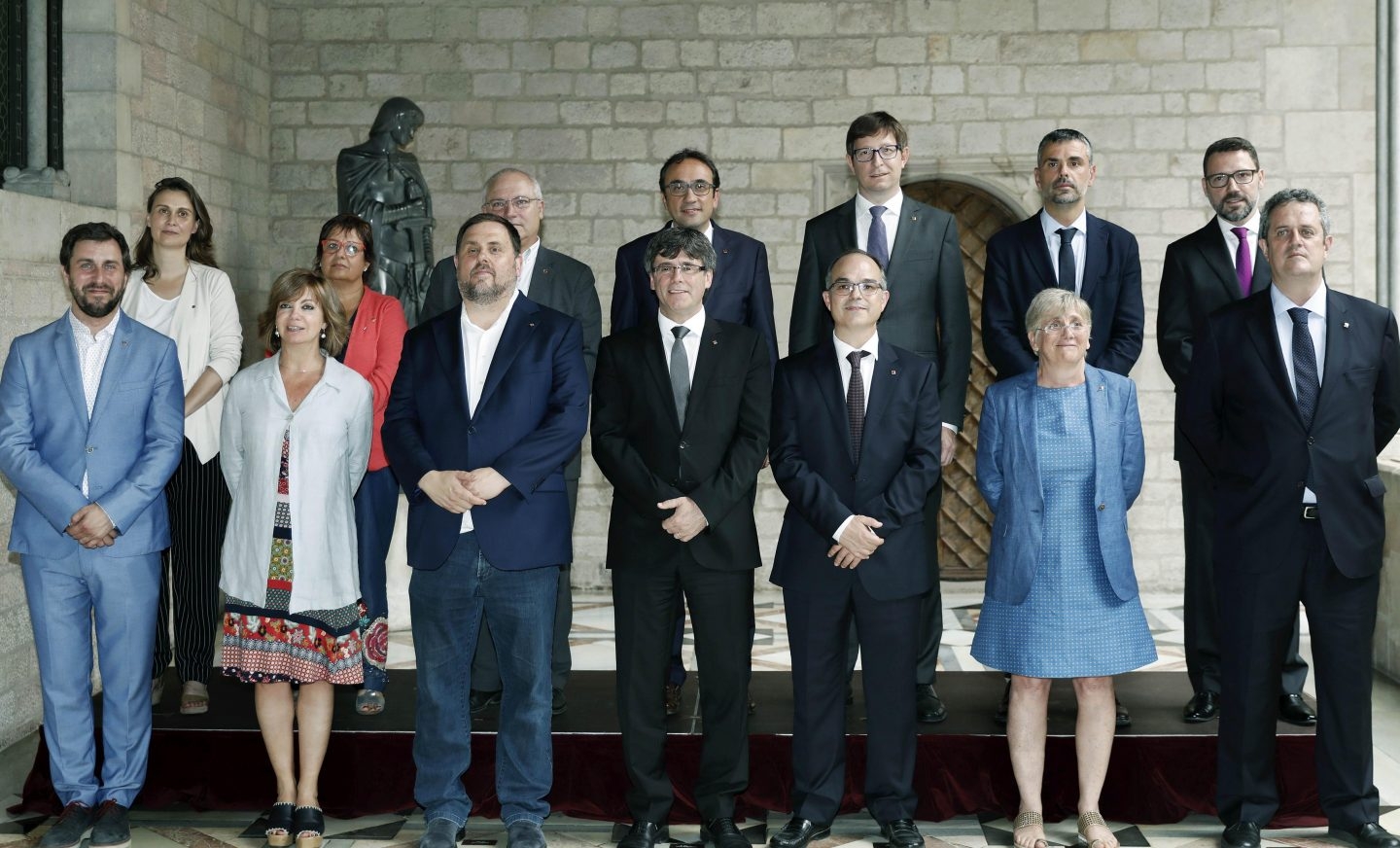 El nuevo Gobierno de Puigdemont.