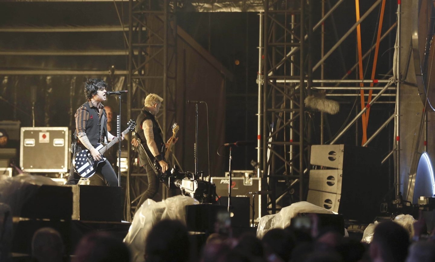 Green Day, en el Festival Mad Cool.