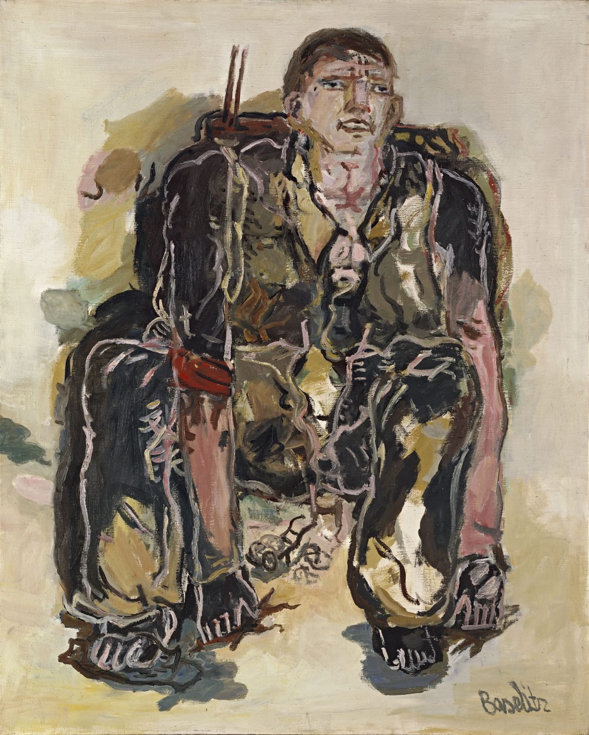 Baselitz en el Guggenheim de Bilbao.