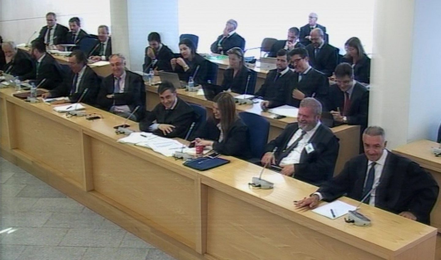 La sala del juicio de Gurtel en la Audiencia Nacional.