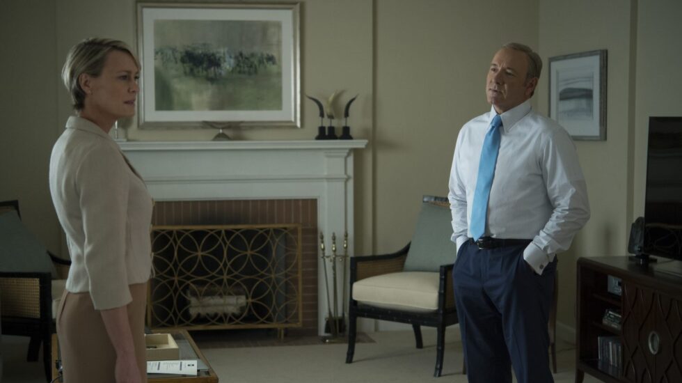 Fotograma de uno de los capítulos de House of Cards.