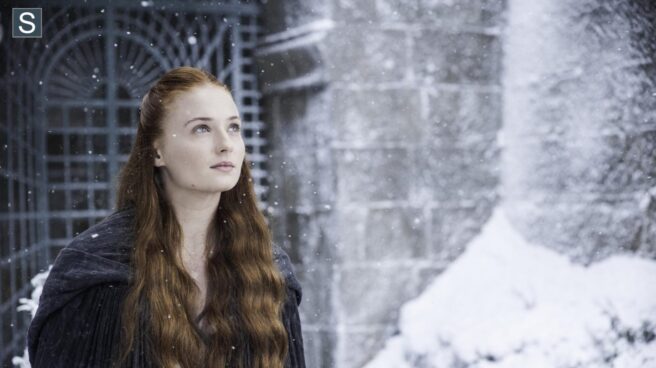 Juego de trono Sophie Turner interpreta a Sansa Stark
