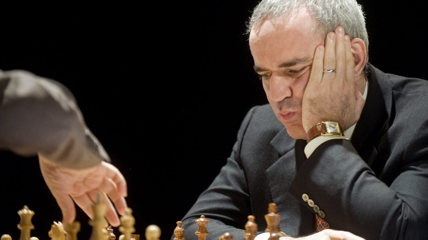 Kasparov, en una partida.