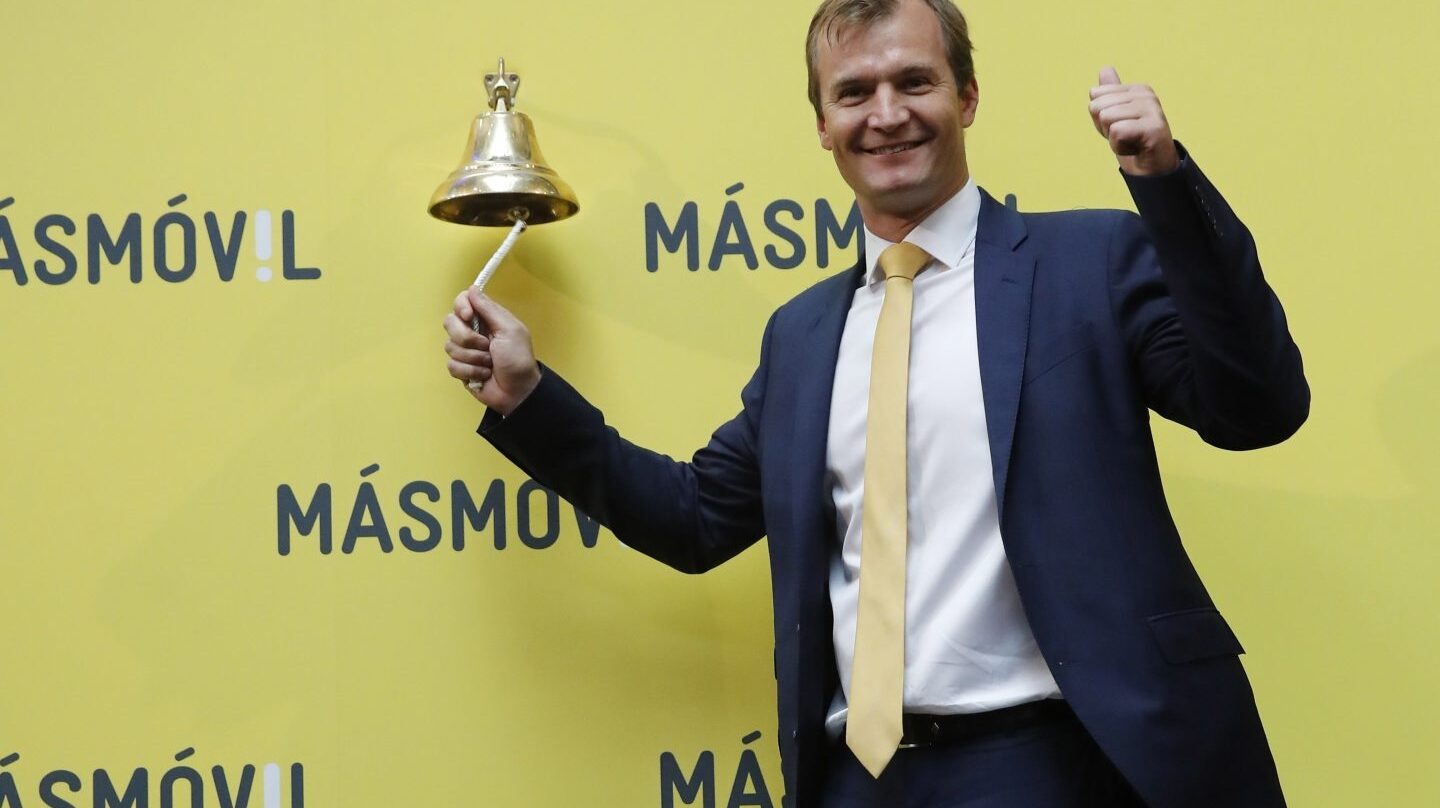 Másmovil en bolsa.