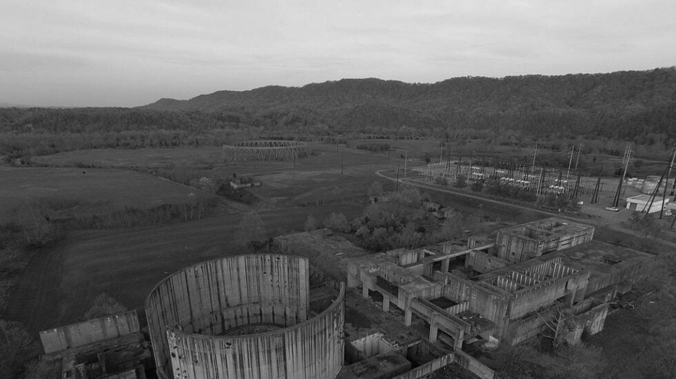 La central nuclear abandonada de Phipps Bend, en el estado norteamericano de Tennessee.