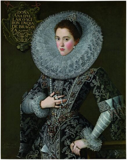 Juan Pantoja de la Cruz (1553-1608) Retrato de doña Ana de Velasco y Girón, duquesa de Braganza, con traje de corte, 1603