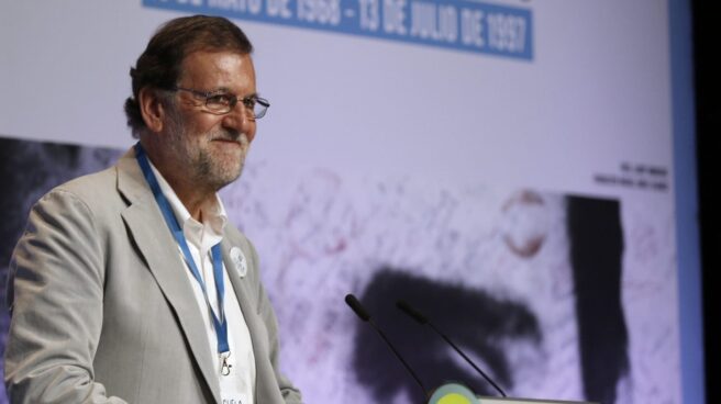 Rajoy ha hablado sobre la situación de Cataluña en un acto en Bilbao.