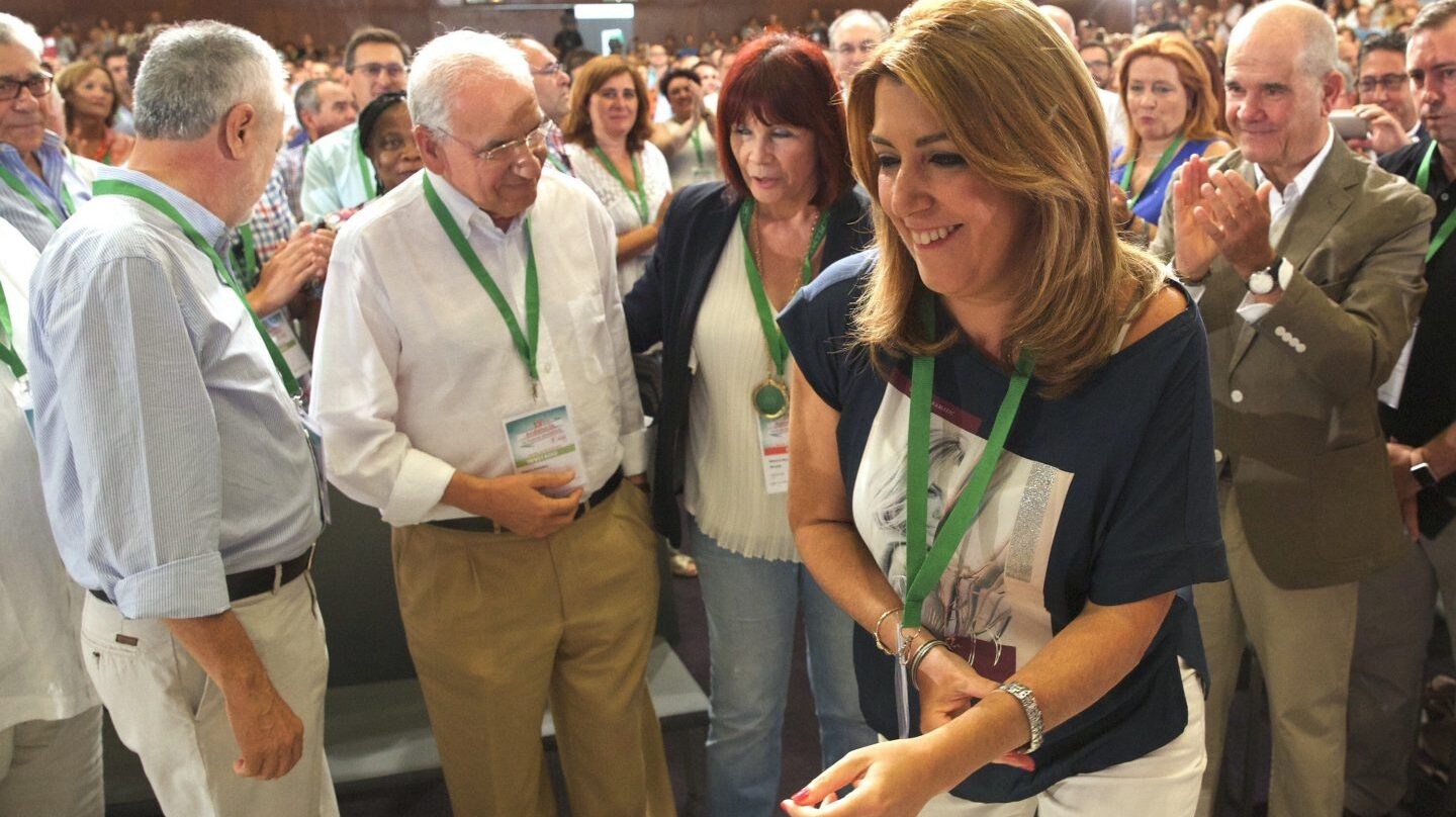 Susana Díaz, en el Congreso del PSOE andaluz.