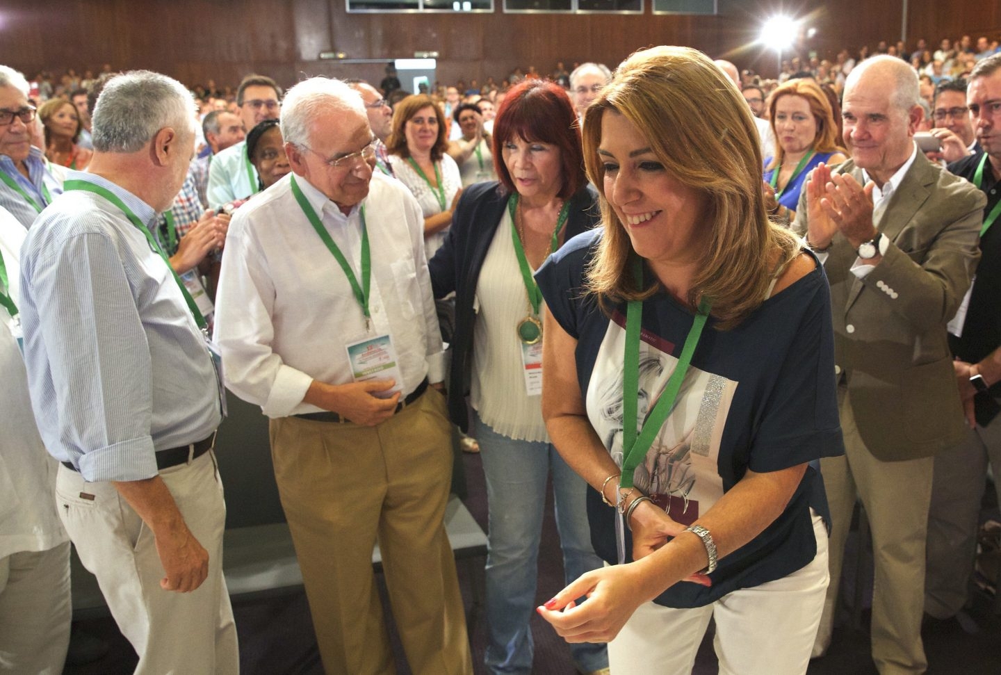 Susana Díaz, en el Congreso del PSOE andaluz.