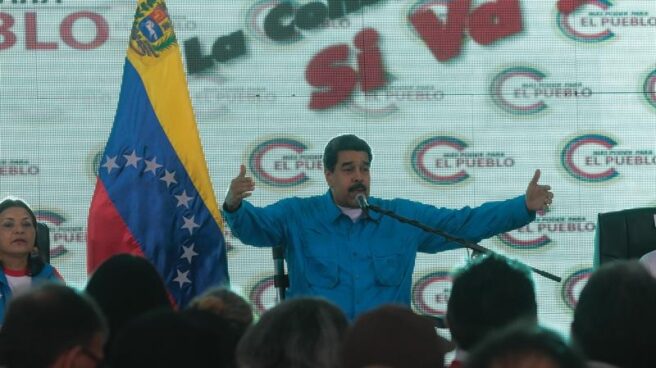 Maduro en un acto reciente en Caracas.