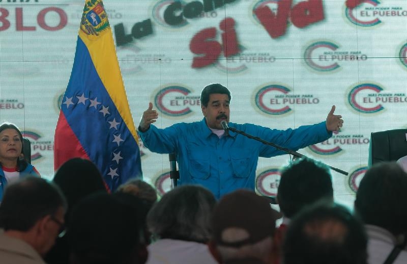 Maduro en un acto reciente en Caracas.