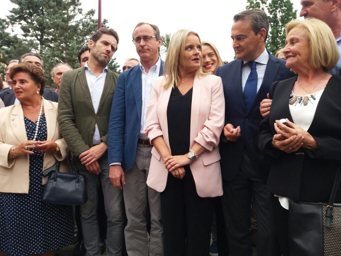 Homenaje a Miguel Ángel Blanco organizado por el PP vasco en Ermua.