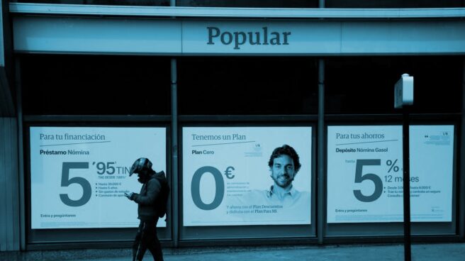 banco_popular_opi Fachada de una sucursal de Banco Popular.