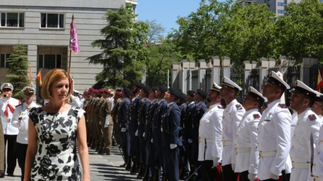 Cospedal el pasado martes en los actos de su Ministerio