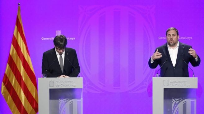 desafio independentista Puigdemont y Junqueras, protagonizan las quiebras en el desafío independentista