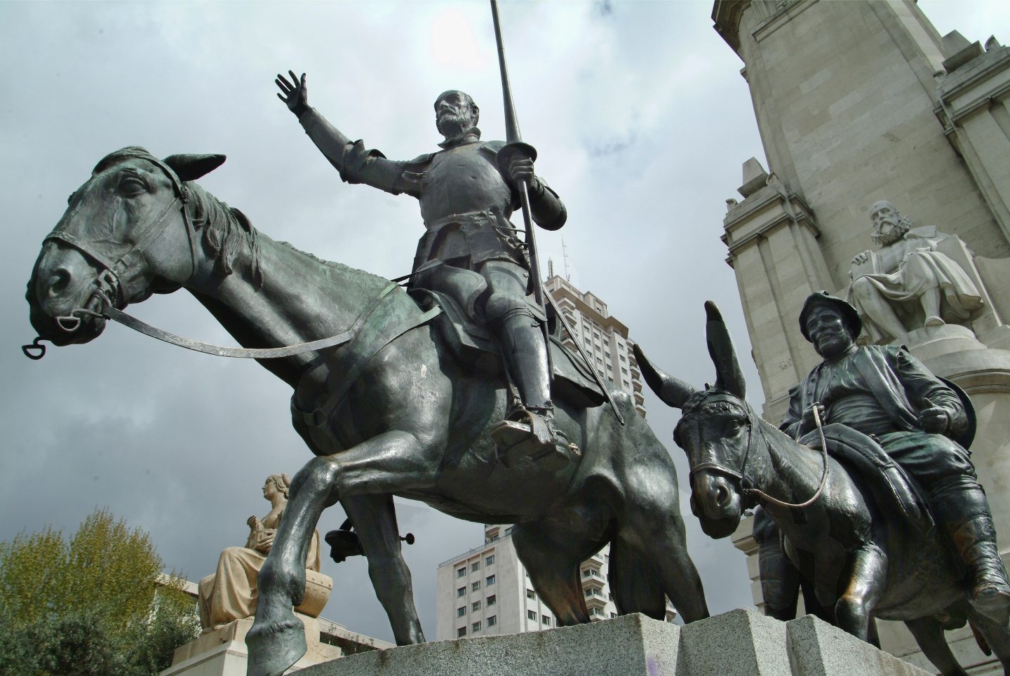 Don Quijote en plaza de España