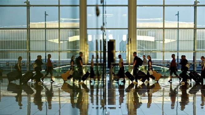 Barajas Pasajeros en el Aeropuerto Adolfo Suárez Madrid Barajas.