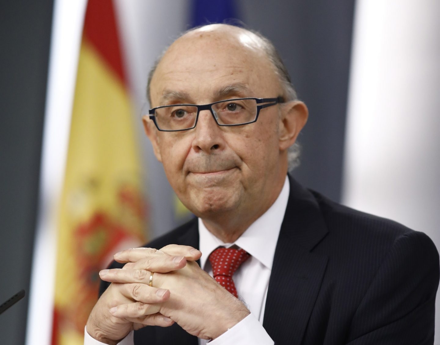 El ministro de Hacienda, Cristóbal Montoro, anunció la oferta de empleo público extraordinaria.