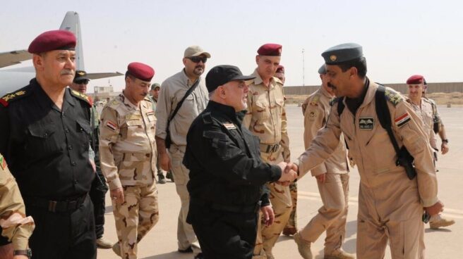 mosul El primer ministro iraquí, Haider al Abadi, declara la victoria en Mosul