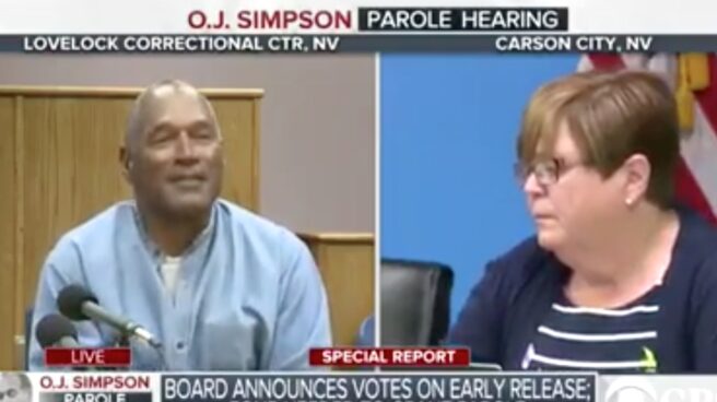 oj simpson OJ Simpson tras conocer el fallo de la juez.