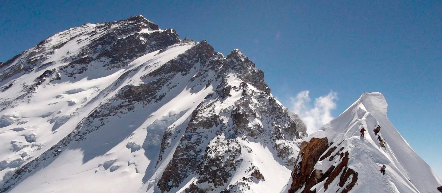 Arista Mazeno, en el Nanga Parbat.