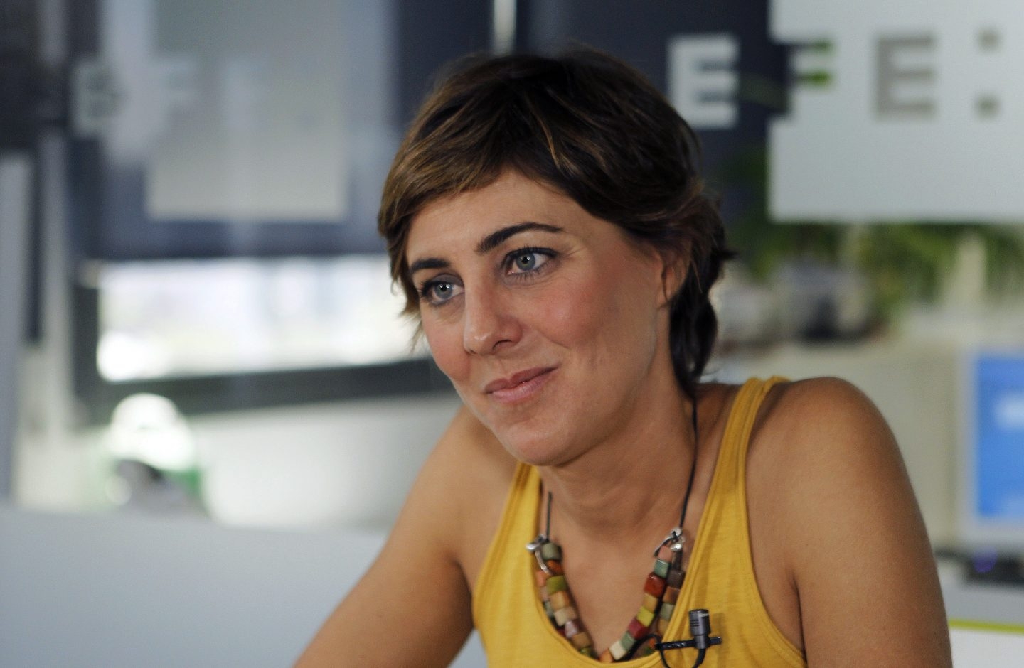 Lorena Ruiz-Huerta, portavoz de Podemos en Madrid, habla sobre Íñigo Errejón.