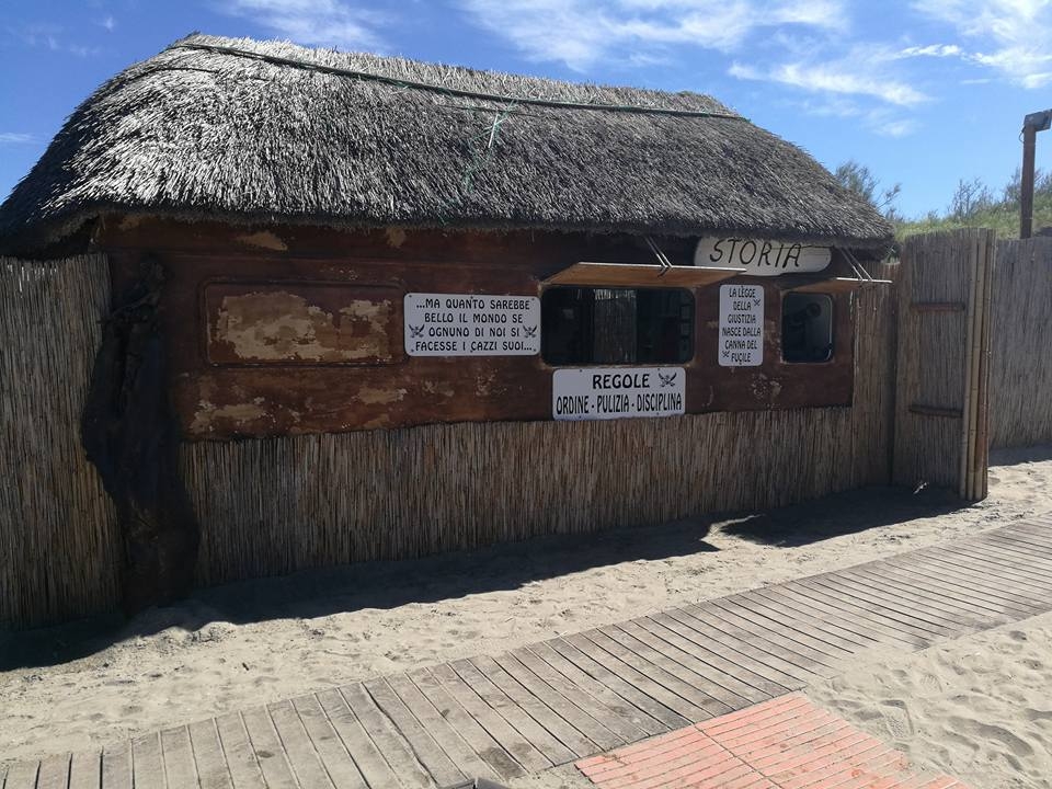 Chiringuito de la playa "Punta Canna"