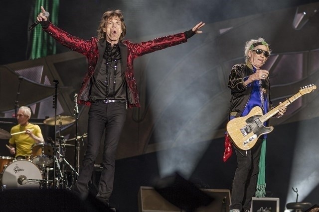 Los Rolling Stones, en un concierto.