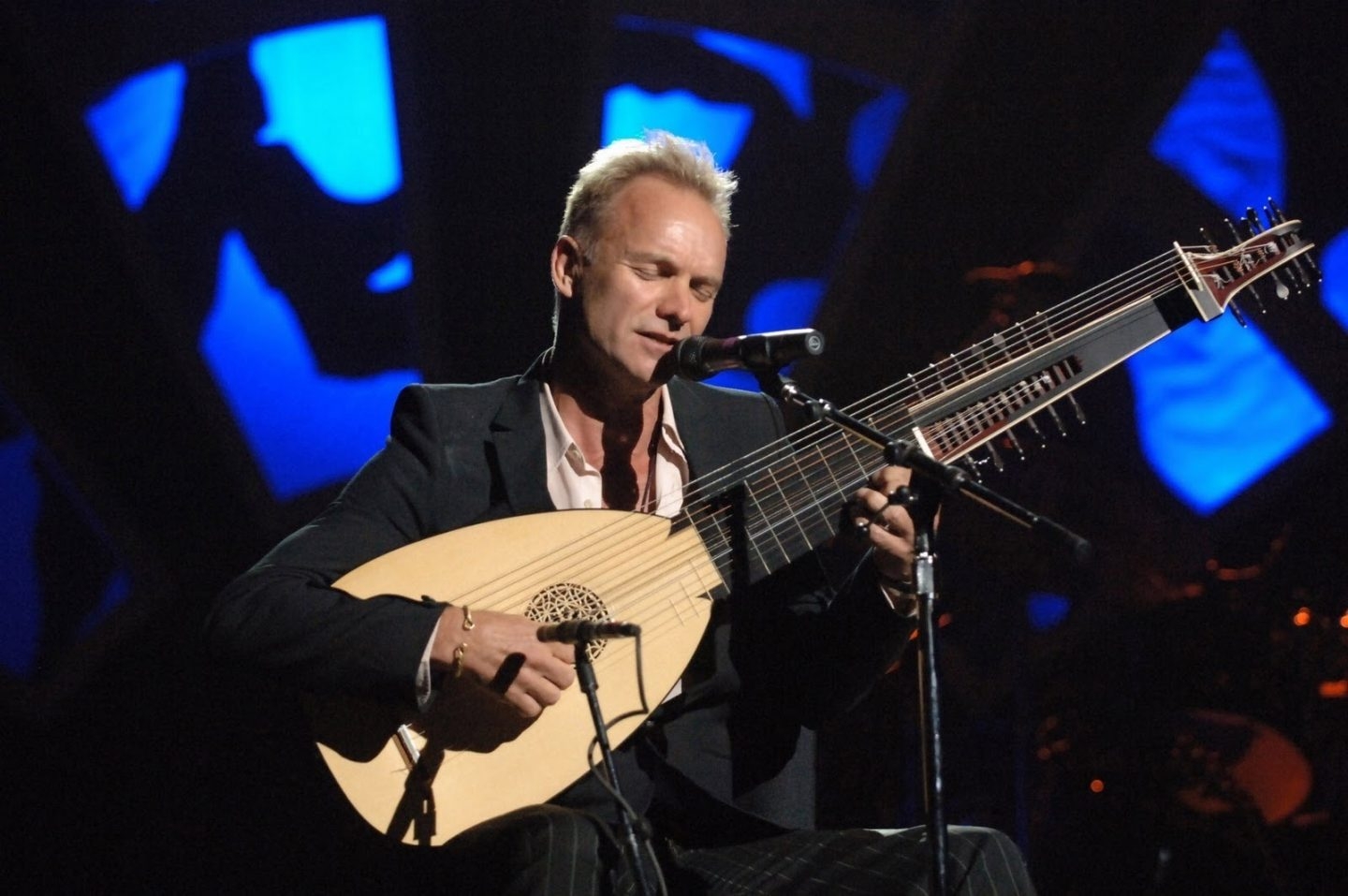 El cantante Sting.