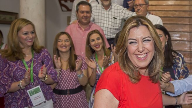 La presidenta de la Junta de Andalucía, Susana Díaz, este sábado. La presidenta de la Junta de Andalucía, Susana Díaz, este sábado.