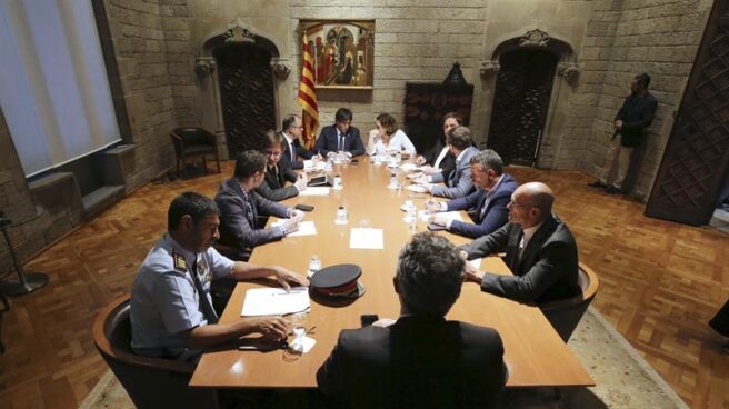 Gabinete de crisis tras el atentado en Barcelona.