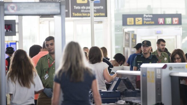 Barcelona Los trabajadores de seguridad del Aeropuerto de Barcelona mantienen la huelga.