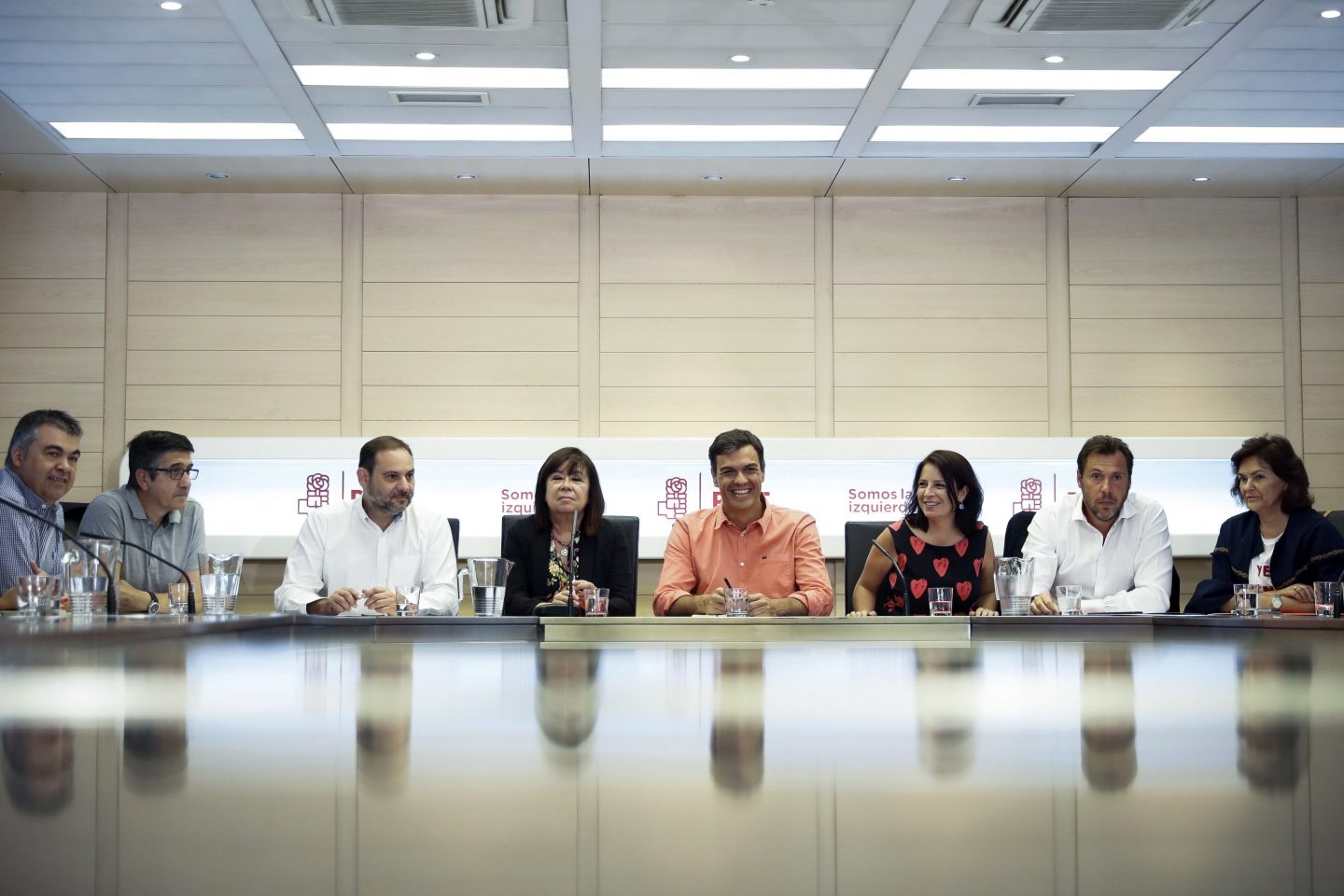 Pedro Sánchez preside este lunes la Ejecutiva del PSOE.