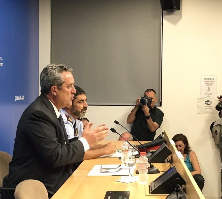 La Generalitat dice que el Estado no dio veracidad a un aviso que "no vino de la CIA"