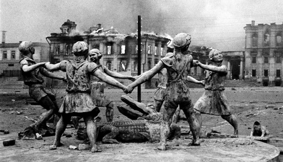 Fuente Barmalej, en Stalingrado, en agosto de 1942.