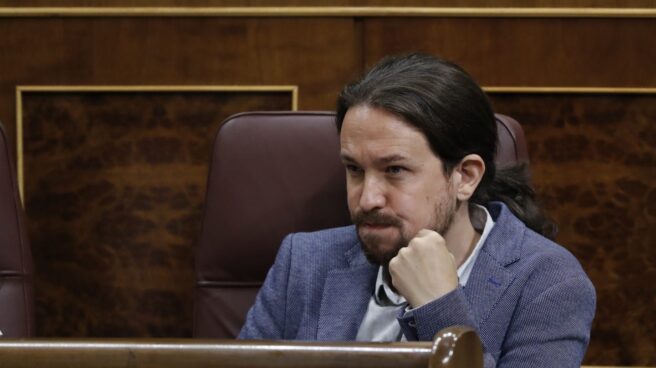 Pablo Iglesias, en el debate de Gürtel. Pablo Iglesias, en el debate de Gürtel.