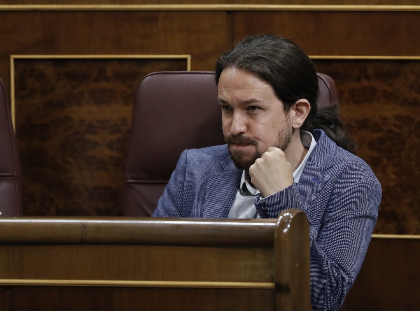 Pablo Iglesias, en el debate de Gürtel.