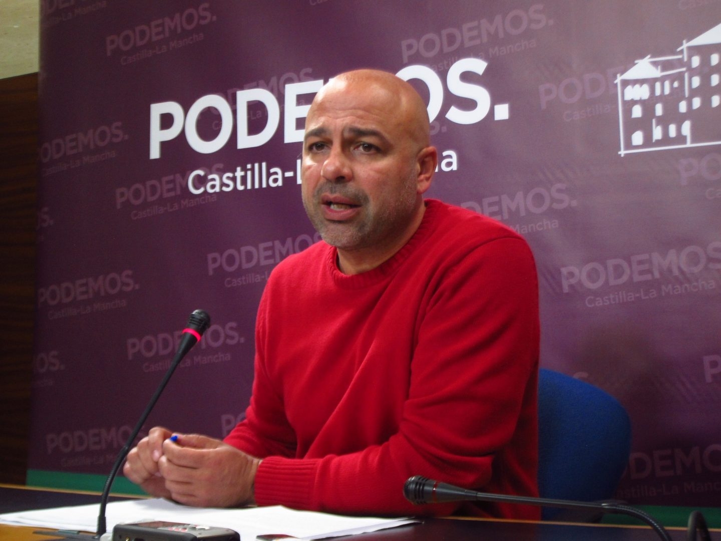 José García Molina, líder de Podemos Castilla-La Mancha.