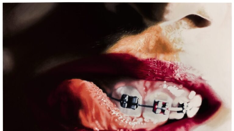 Marilyn Minter, Parched 1999, enamel on metal (est. £10,000-15,000)