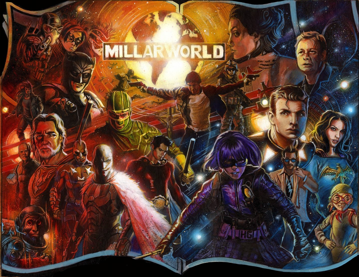 Netflix compra la editora de cómics Millarworld.