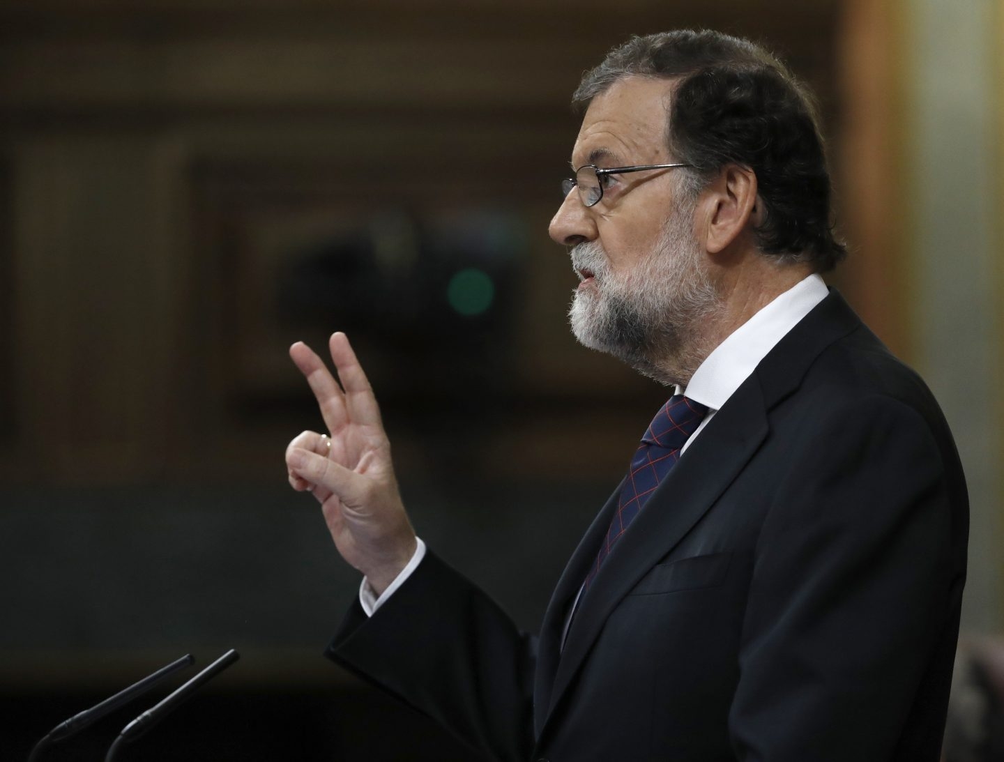 Mariano Rajoy, en el Congreso en el pleno de Gürtel.