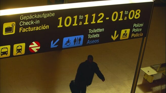 aena ep Pasajero en el aeropuerto de Málaga-Costa del Sol.