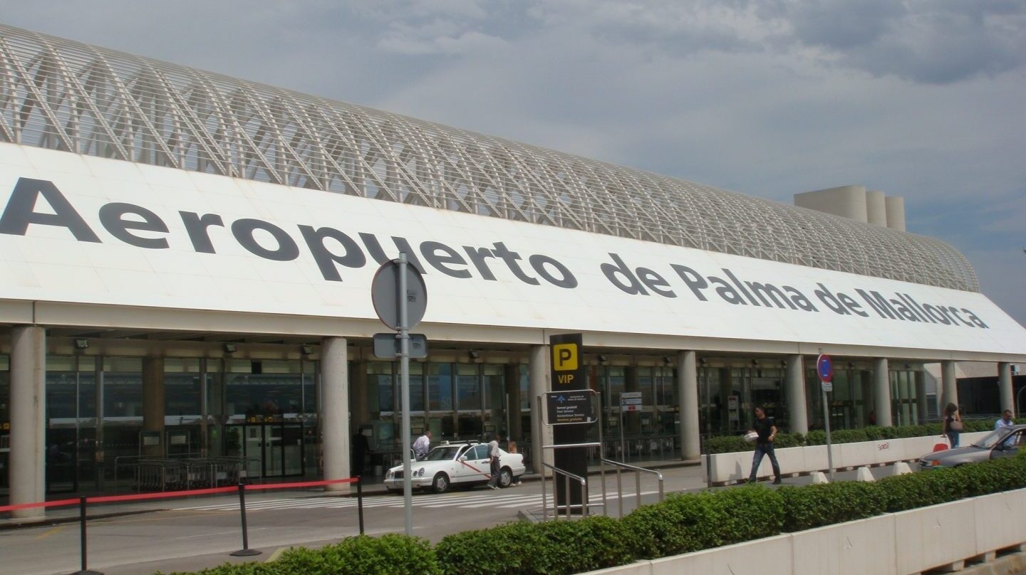 El aeropuerto de Palma de Mallorca.